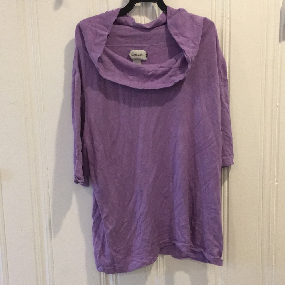 chico’s purple sweater